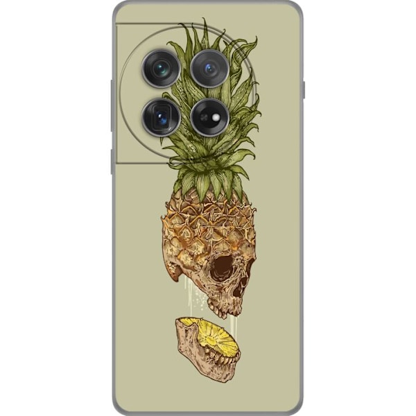 OnePlus 12 Läpinäkyvä kuori Ananas kallon