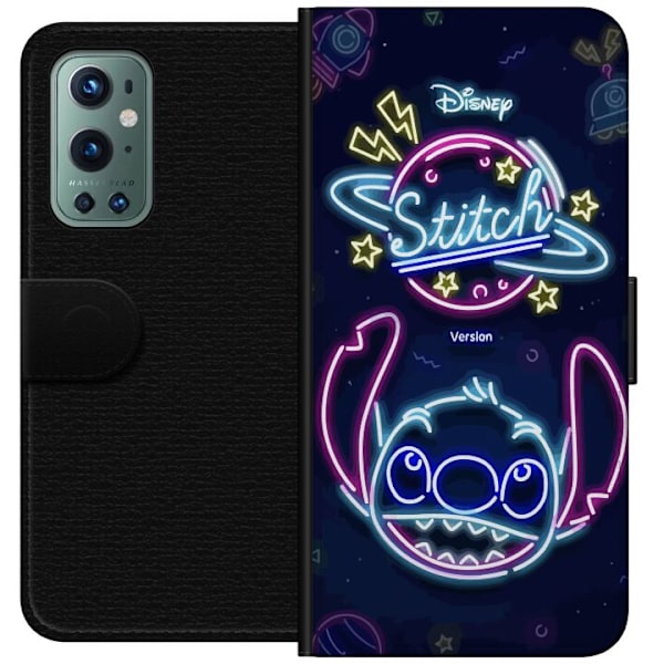 OnePlus 9 Pro Lommeboketui Stitch Neon