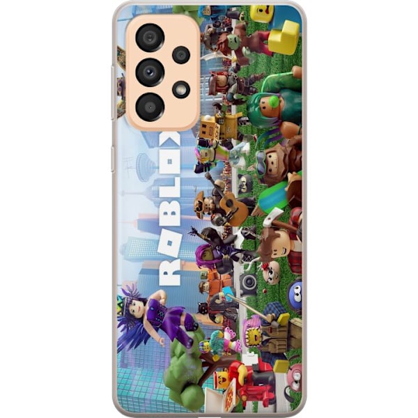Samsung Galaxy A33 5G Läpinäkyvä kuori Roblox
