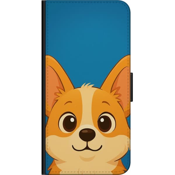 Kompatibelt Plånboksfodral till Samsung Galaxy A03s Hello Corgi