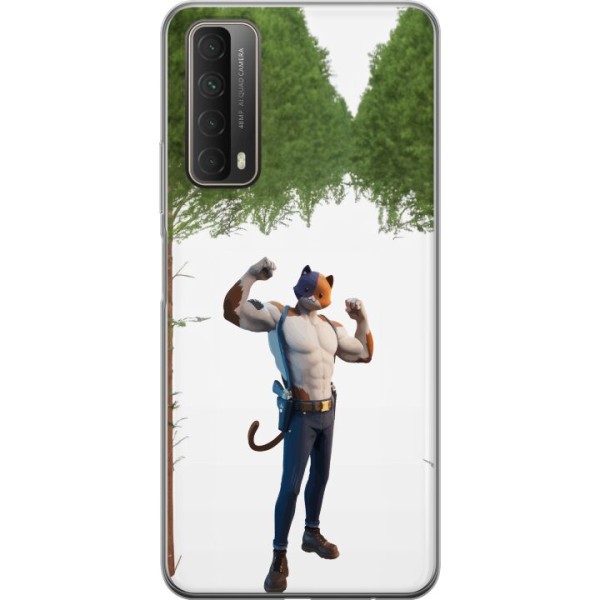 Huawei P smart 2021 Läpinäkyvä kuori Fortnite - Meowscles