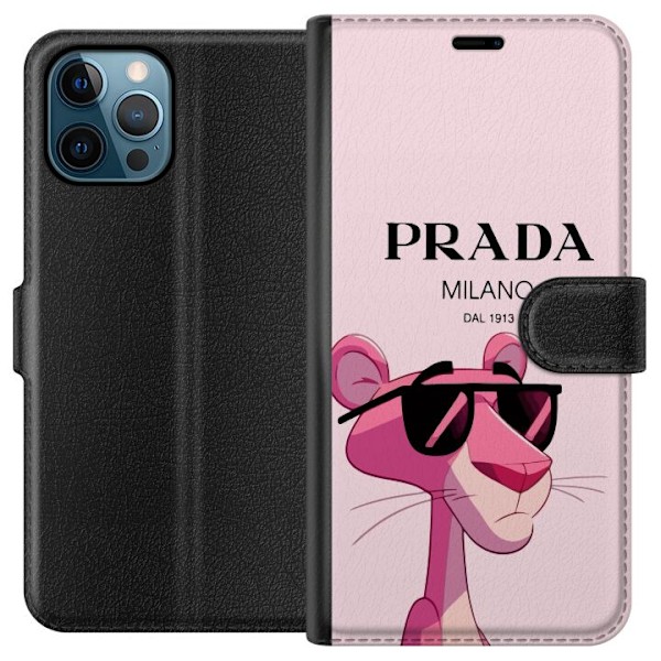 Apple iPhone 12 Pro Max Lompakkokotelo Prada Ruusupantteri