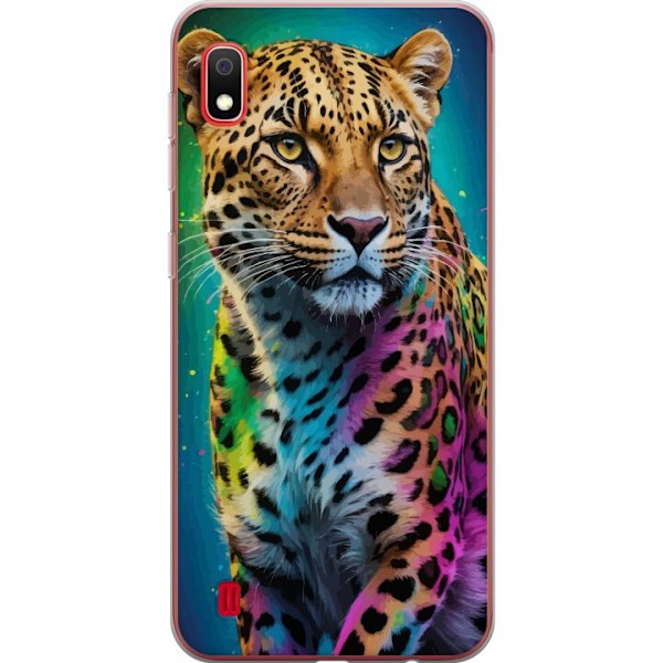 Samsung Galaxy A10 Genomskinligt Skal Leopard