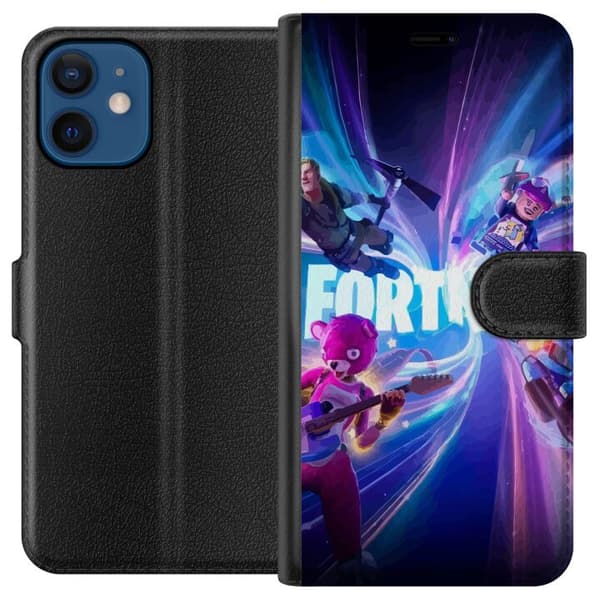 Kompatibel Tegnebogsetui til Apple iPhone 12 Fortnite