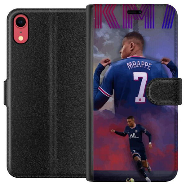 Apple iPhone XR Tegnebogsetui MAP Fodbold Design Grafisk Mønster Moderne Sportsmotiv Trend Fodbold Populær Grafisk Stil Motiv