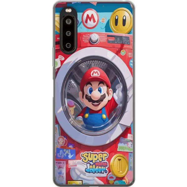 Sony Xperia 10 II Genomskinligt Skal Mario