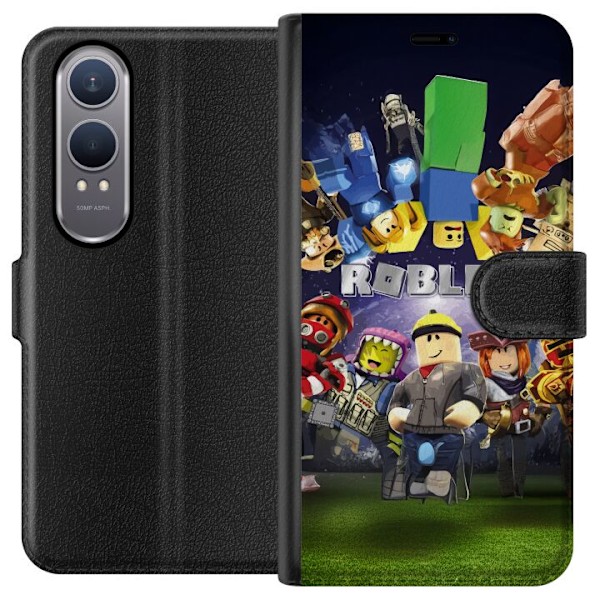 OnePlus Nord CE4 Lite Tegnebogsetui Roblox Verden - Gaming Eventyr for Børn og Unge