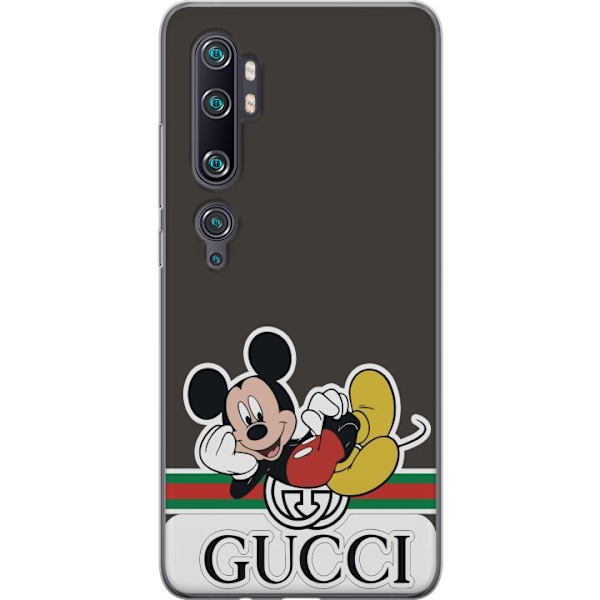 Xiaomi Mi Note 10 Pro Genomskinligt Skal Gucci Musse Pig