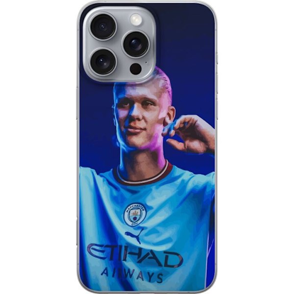 Apple iPhone 16 Pro Max Gennemsigtig cover Erling Haaland