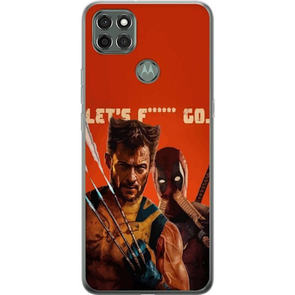 Motorola Moto G9 Power Genomskinligt Skal Deadpool & Wolverine