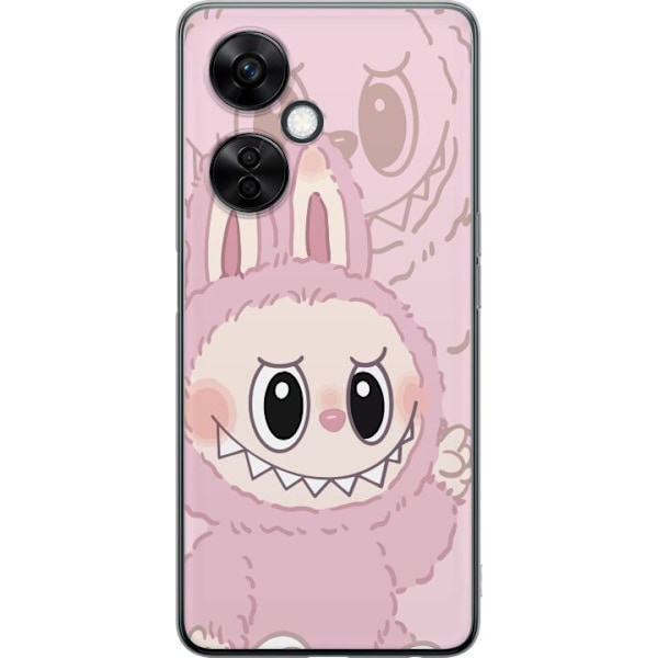 OnePlus Nord CE3 Genomskinligt Skal Labubu Floral Freak – Blommigt monster i vintage-stil