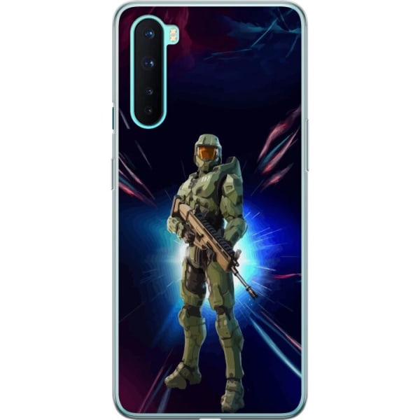 OnePlus Nord Gennemsigtig cover Fortnite - Master Chief