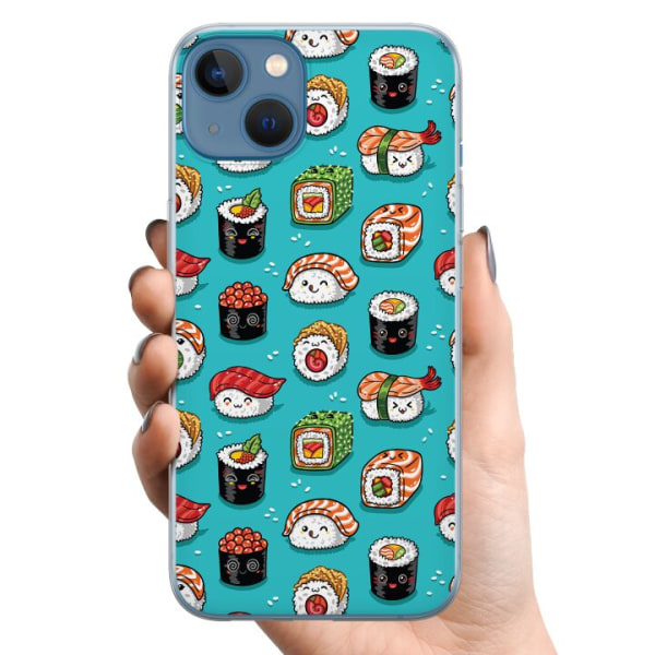 Apple iPhone 13 TPU Matkapuhelimen kuori Sushi