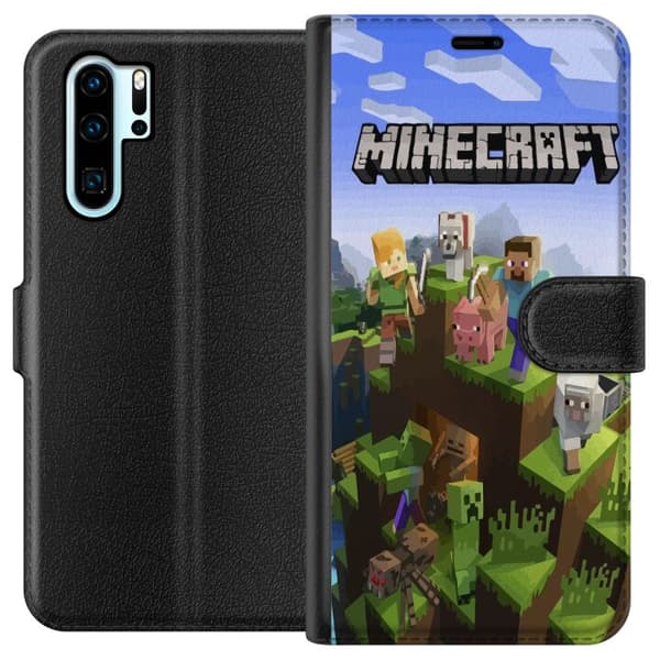 Kompatibelt Lommeboketui til Huawei P30 Pro Minecraft