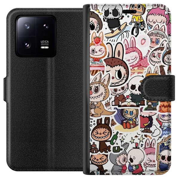Xiaomi 13 Pro Lompakkokotelo Labubu All-Stars – POP MART Erikoispainos