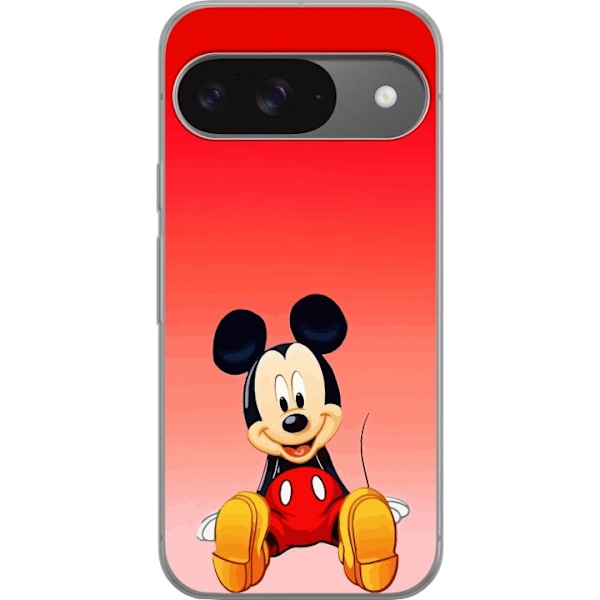 Google Pixel 9 Läpinäkyvä kuori Mighty Mickey