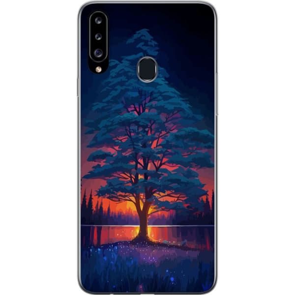 Yhteensopiva Puhelinkuori Samsung Galaxy A20s Auringonlasku