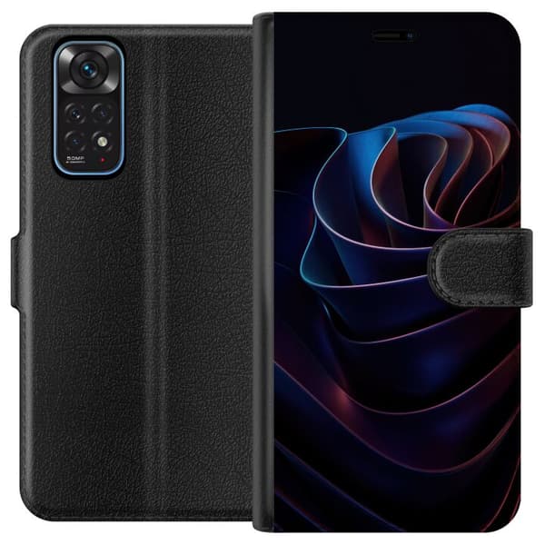 Yhteensopiva Lompakkokotelo Xiaomi Redmi Note 11 Neonvirta musta
