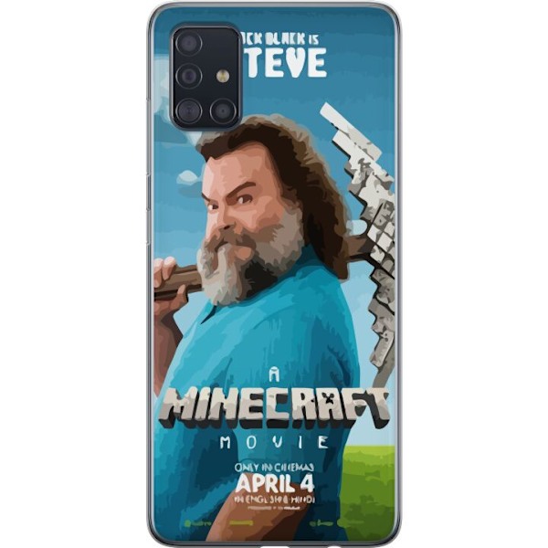 Samsung Galaxy A51 Läpinäkyvä kuori Minecraft-elokuva