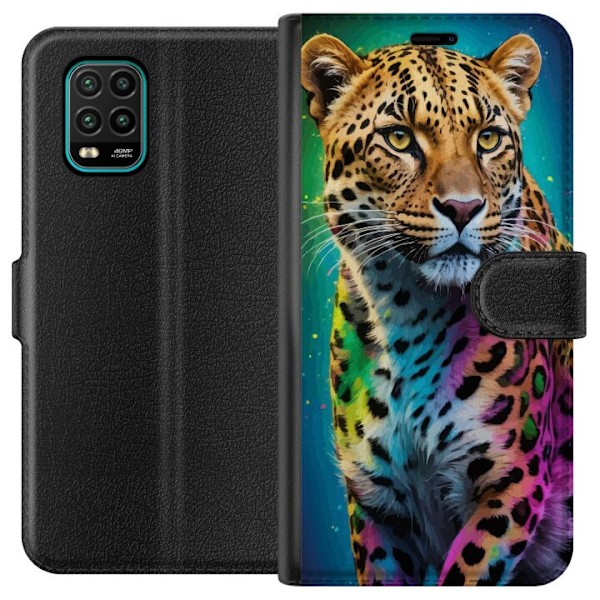 Xiaomi Mi 10 Lite 5G Lommeboketui Leopard