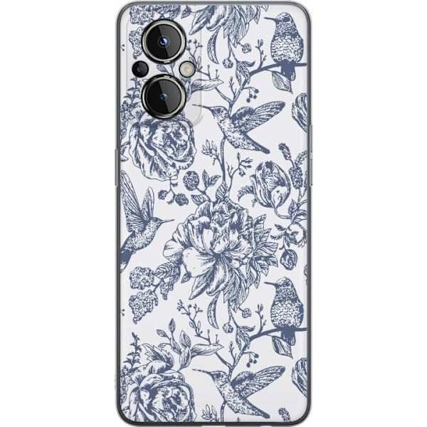 OnePlus Nord N20 5G Läpinäkyvä kuori Kukat & Linnut - Romanttinen Vintage-tyylinen Kuviointi