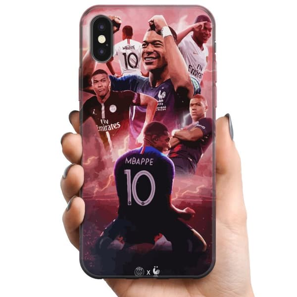 Kompatibelt Mobilskal till Apple iPhone X Kylian Mbappé