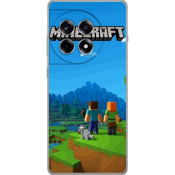 OnePlus 12R Läpinäkyvä kuori Minecraft Key Art