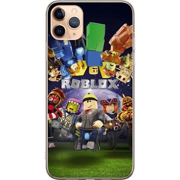 Apple iPhone 11 Pro Max Läpinäkyvä kuori Roblox Maailma - Pelaamisseikkailu Lapsille ja Nuorille
