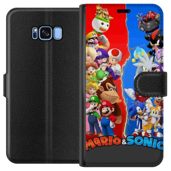Kompatibelt Lommeboketui til Samsung Galaxy S8 Super Mario