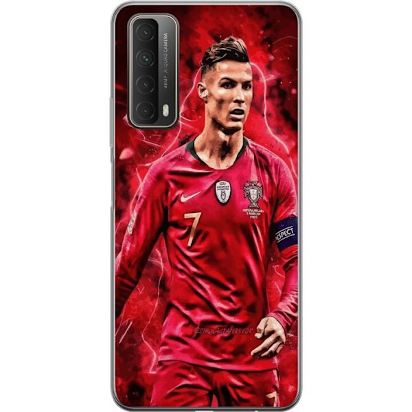 Huawei P smart 2021 Genomskinligt Skal Ronaldo Skills – CR7 Design för Äkta Supporters