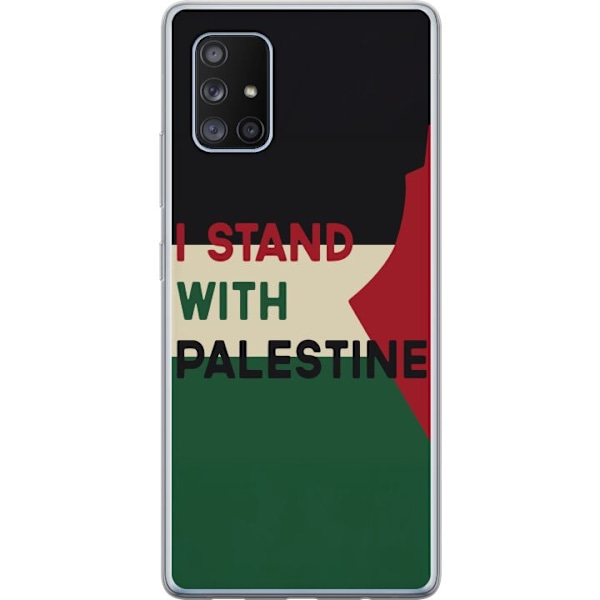Samsung Galaxy A71 5G Gennemsigtig cover Stå sammen med Palæ