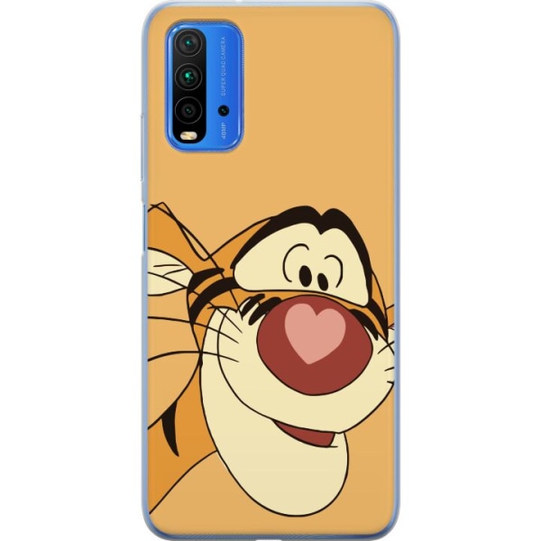 Xiaomi Redmi Note 9 4G Gennemsigtig cover Tiger