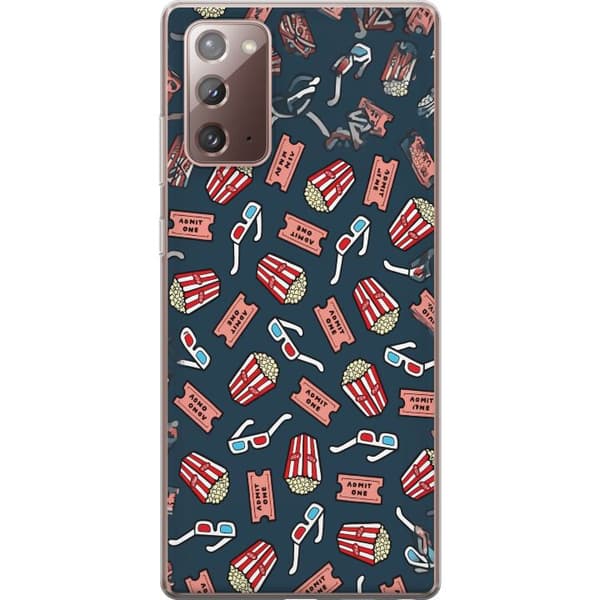 Kompatibelt Mobildeksel til Samsung Galaxy Note20 Biokväll blå