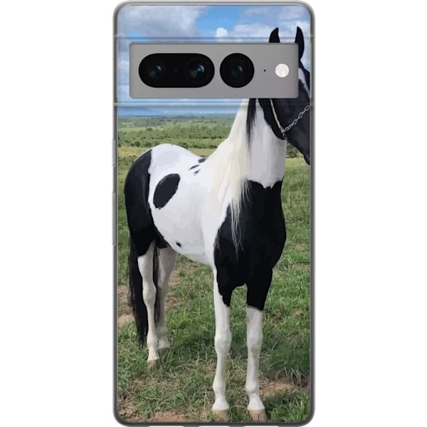 Google Pixel 7 Pro Läpinäkyvä kuori Hevosen Taika - tyylik