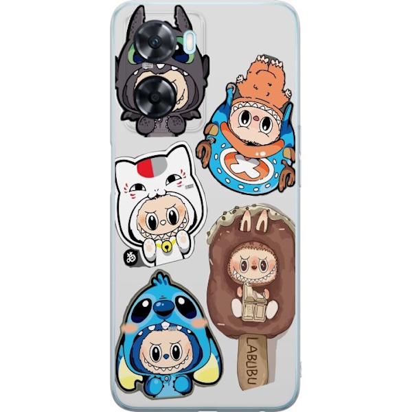 OnePlus Nord N20 SE Gennemsigtig cover Labubu figur samling -