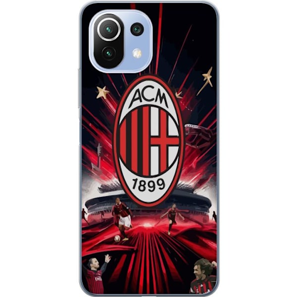 Xiaomi 11 Lite 5G NE Gjennomsiktig deksel AC Milan