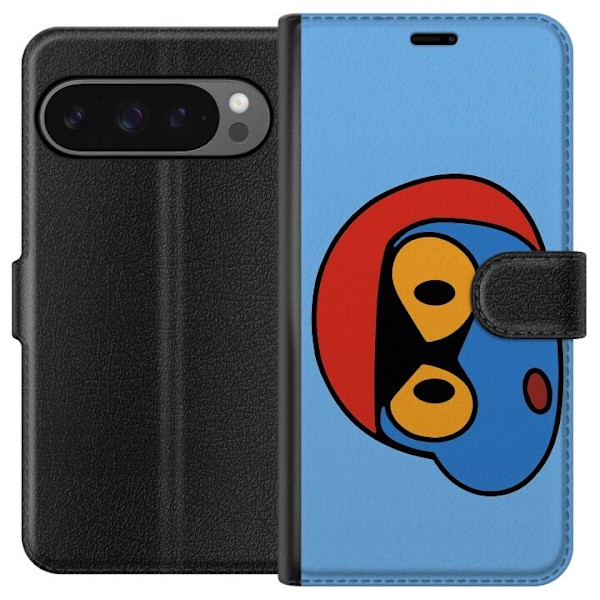 Google Pixel 9 Pro XL Tegnebogsetui Bold Bot Head
