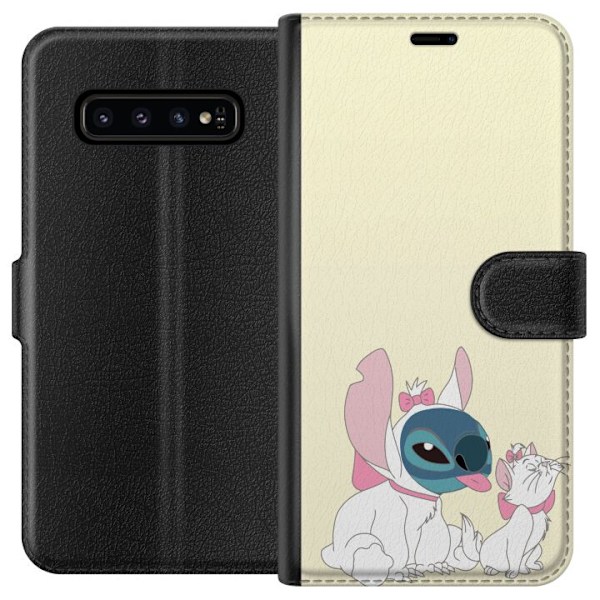 Samsung Galaxy S10 Tegnebogsetui Stitch Aristocats