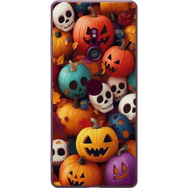 Sony Xperia XZ3 Genomskinligt Skal Halloween mönster 2024