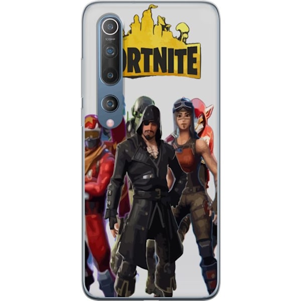 Xiaomi Mi 10 5G Gjennomsiktig deksel Fortnite