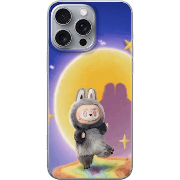Apple iPhone 16 Pro Max Läpinäkyvä kuori Labubu Neon Pop -