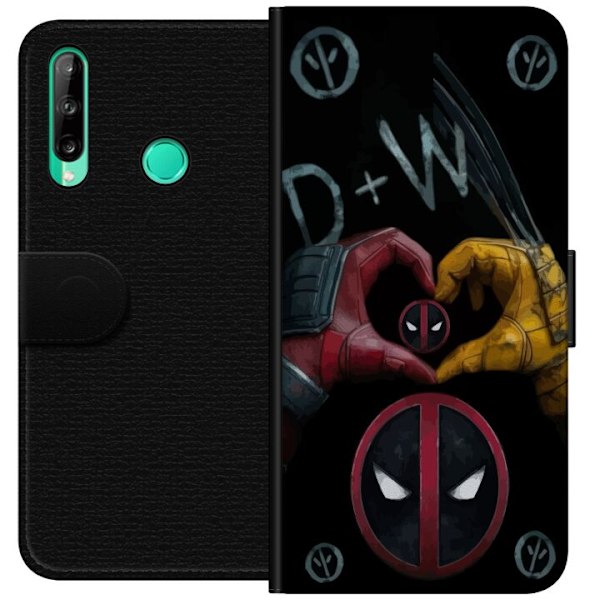 Huawei P40 lite E Lommeboketui Deadpool & Wolverine Kjærlighe