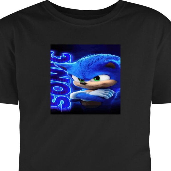 T-Shirt Sonic svart S