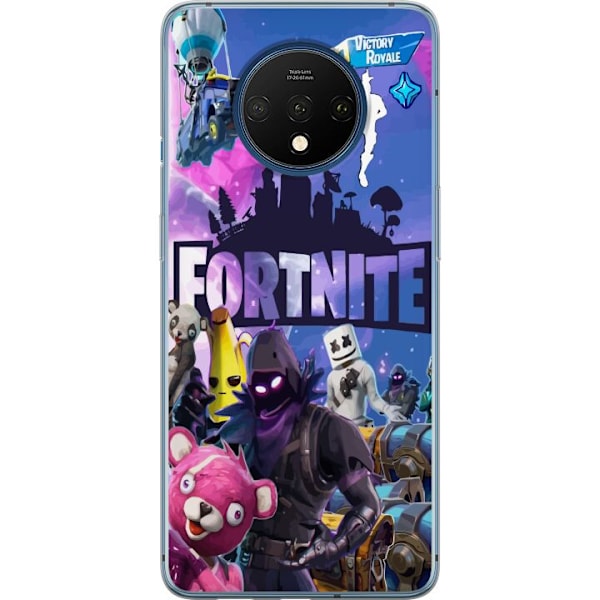 OnePlus 7T Läpinäkyvä kuori Fortnite