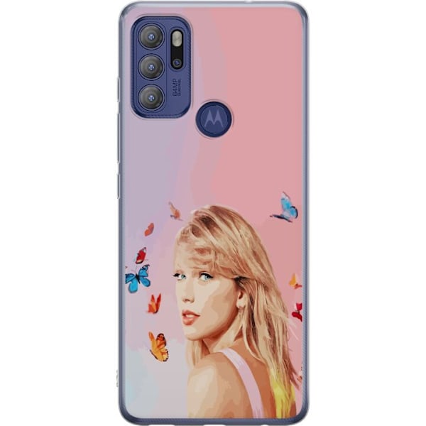 Motorola Moto G60S Gjennomsiktig deksel Taylor Swift Sommerfug