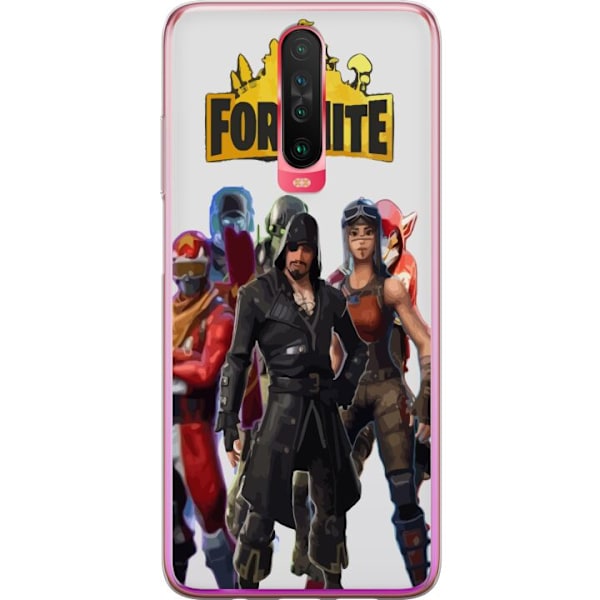 Xiaomi Redmi K30 Gennemsigtig cover Fortnite