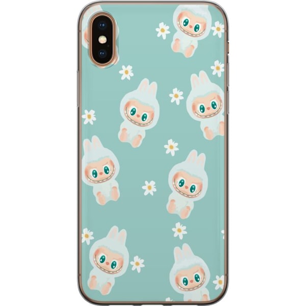 Apple iPhone XS Läpinäkyvä kuori Labubu Candy Vibes