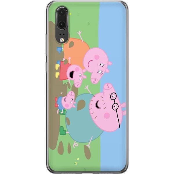 Huawei P20 Skal / Mobilskal - Greta Gris