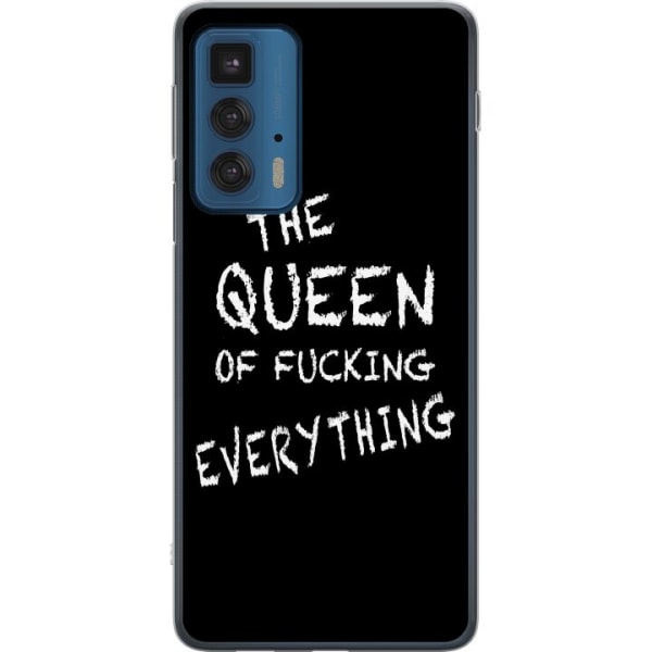 Motorola Edge 20 Pro Genomskinligt Skal Queen