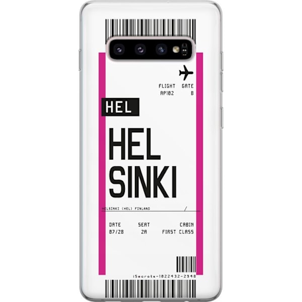 Samsung Galaxy S10+ Genomskinligt Skal Helsingfors